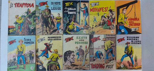 Tex willer originali - tex, anni