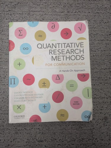 Quantitative research methods - research,
