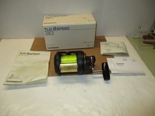 Mulinello Trolling Shimano TLD 30lI 2 Velocità Big Game con Scatola e Contenuto e 80 LB. LINEA