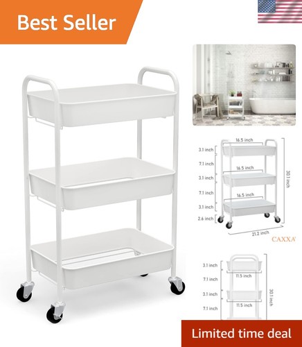 Tier rolling metal storage - rolling,