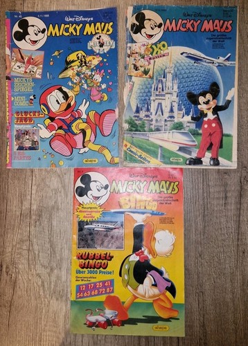 Fumetto topolino anno 1988 - 3x,