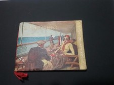 Antico Calendario da Barbiere 1935 "In Crociera" ORIGINALE e raro. Molto bello.