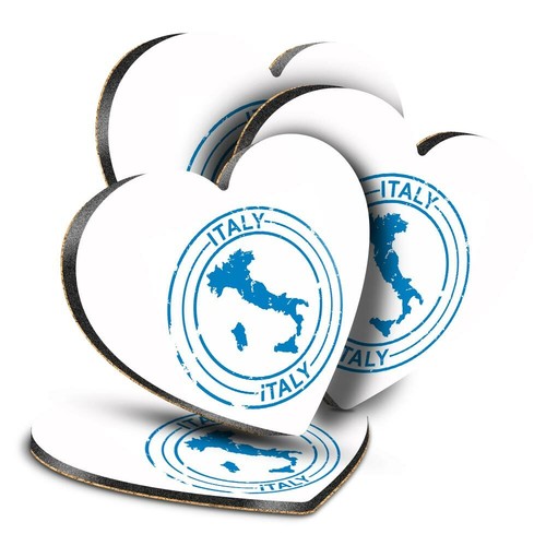 Sottobicchieri cuore mdf - sottobicchieri,