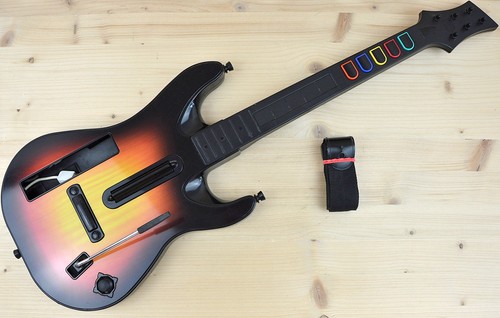 Wii guitar hero - -,
