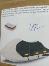 Solim Copertura Moto d'acqua Rimorchio, 1200D PU Oxford Impermeabile Copertura Moto d'acqua, Pesante 