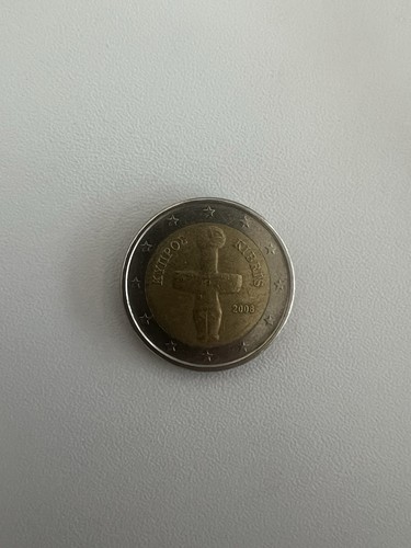 Moneta euro rara kibris - euro,