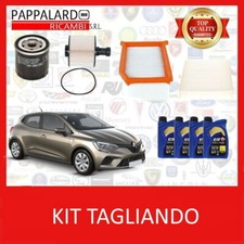 KIT TAGLIANDO + 4LT OLIO ELF 5W30 FILTRI CLIO IV CAPTUR I 1.5 DCI DAL 2012