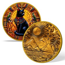 Moneta Dea Gatto Egizio Bastet