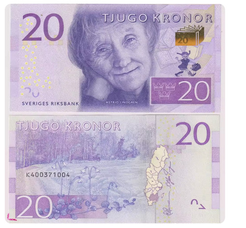 Banconota svezia corone - banconota, 20