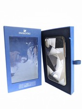 Custodia Swarovski Glam Rock per Apple iPhone X e iPhone XS - geometrica/nera