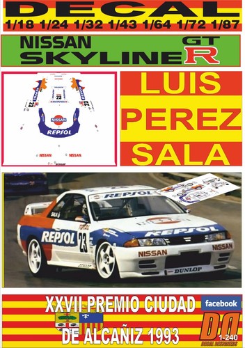 Decal nissan skyline gtr - nissan, r32