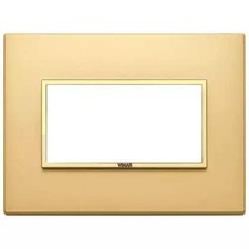 VIMAR EIKON - PLACCA 4M ORO