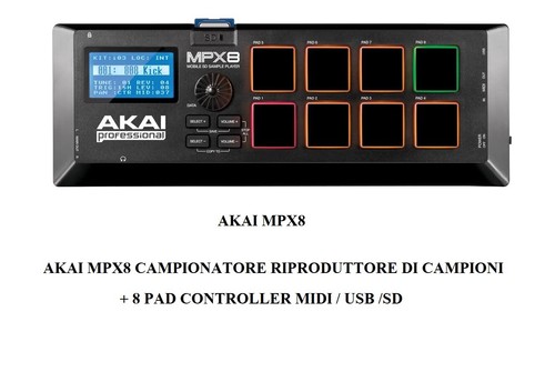 Akai mpx8 campionatore - mpx8,