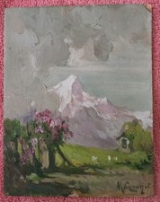 Mario Gachet ( 1879-1981) olio