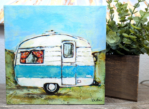 Adorabile camper life tela - life,