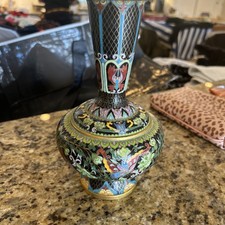 VASO CLOISONNE BRONZO EMAUX