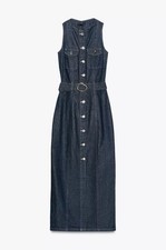 ZARA Z1975 ABITO DENIM CON