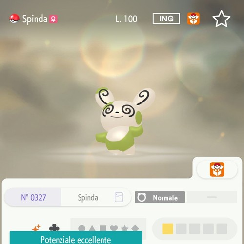 Spinda shiny 100 - shiny, 100%