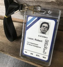 Distintivo ID Bob Lazar Area 51 Groom Lake S4 UFO