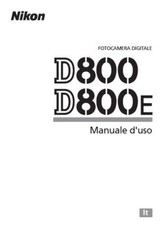Per Nikon D800 Manuale Istruzioni Italiano Cartaceo Stampato 15x20cm