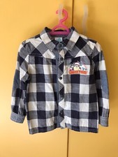 Original Marines Looney Tunes Camicia Bambino 18 Mesi A Quadri Stile Denim Jeans
