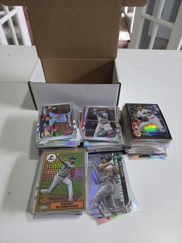Lotto 210 carte topps - lotto, chrome