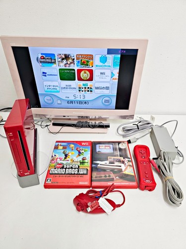 Console nintendo wii rossa - console,