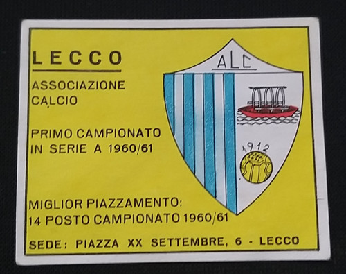 Calciatori panini 1961 62 - panini, 1961/62