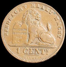 1 centesimo Belgio 1902