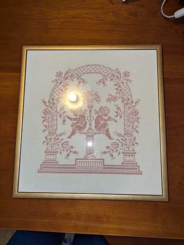 Quadro ricamato con - ricamato,