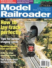Model Railroader July 2004 Track Laying Staging Yards Mail Operations Water NP