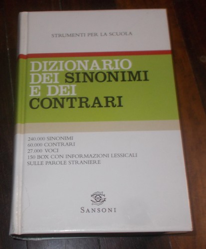 Dizionario dei sinonimi - dizionario,