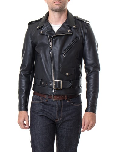 Giacca pelle brando style cafe - pelle,