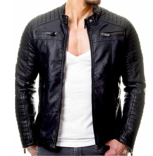 Giacca cappotto uomo - , pelle
