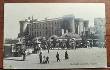 1900 NAPOLI CARTOLINA FOTOGRAFICA CASTEL NUOVO ED. RAGOZZINO