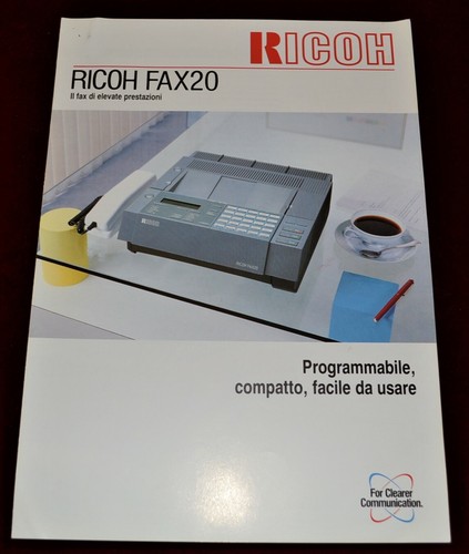 Fax ricoh depliant - fax,