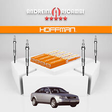 KIT 6 CANDELETTE AUDI A6 C5 AVANT 2.5 TDI 132KW 180CV 2004 -> GN008