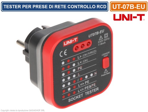 Tester prese rete con - tester, di