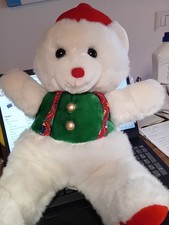 Orsacchiotto gigante grande morbido Peluche Orso 50 CM pupazzo bambini bianco