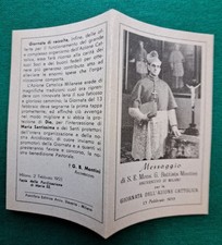 Mons. GB Montini, Messaggio
