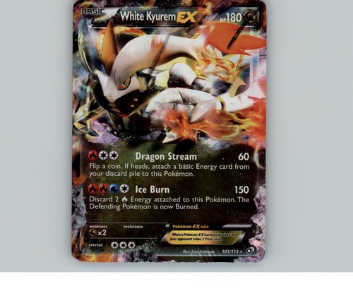 White kyurem holo - kyurem, ex