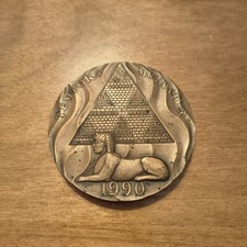 Medaglia Calendario 1990 In Bronzo