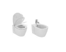 IDEAL STANDARD - SANITARI SOSPESI WC SEDILE SOFT-CLOSE BIDET CONNECT AQUABLADE