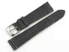 Cinturino Vera Pelle Martellata Vintage Grigio 20/16mm Artigianale Fatto a Mano