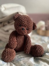 Crochet bear plush toy - crochet,