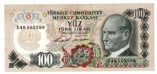 Turchia biglietto - biglietto, 100