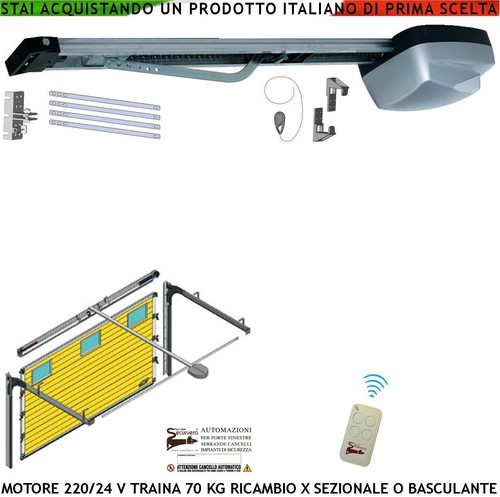 Porta basculante sezionale - porta,