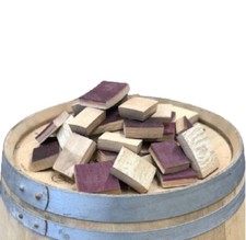 5 KG di legna da affumicatura  proveniente da botti di vino rosso usate