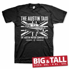 Licenza Ufficiale Il Austin Taxi Grande & Alto 3XL, 4XL, 5XL Uomo T-Shirt