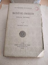 Zonta G.- Trattati del cinquecento sulla donna. Laterza 1913